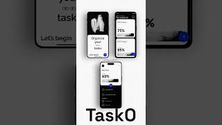 TaskO a task manager app.            #ui #uidesign #uiux #fonts #userinterface
