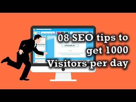 8 #SEO tips to get 1000 Visitors per day