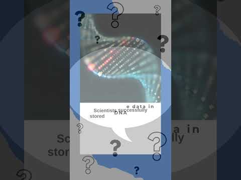 This Will Replace Hard Drives?! | DNA Data Storage 🧬💾🔬#technology #Did you know #shorts