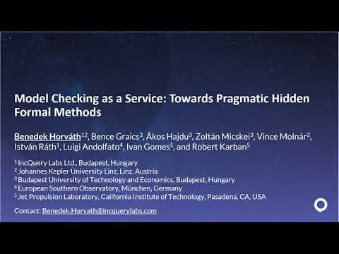 Model Checking as a Service: Towards Pragmatic Hidden Formal Methods