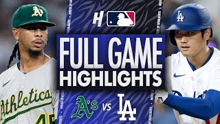 アスレチックス対ロサンゼルス・ドジャース - フルゲームハイライト | 2025年5月15日 MLBシーズン