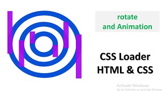 pure Css Loader animation effect /web design/