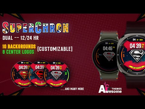Superchron - Dual Wear OS Watch Face
