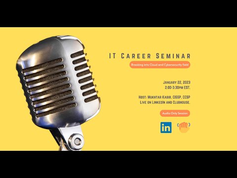 IT Career Seminar - Cloud Computing and Cybersecurity - Feb-2023