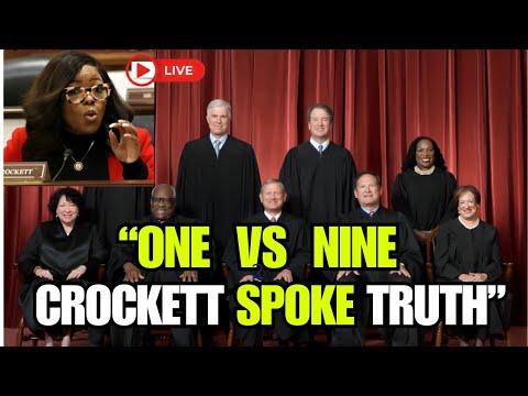 Jasmine Crockett  & Nine Justices, One Woman. What Happened Next Broke the System.