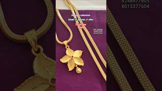 #dollarchain #codavailable #trendingjewellery #saranyascollections #madurai