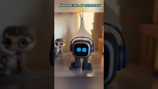 Emo robot facing the interview #emo #emopet #emorobot #petbot #airobot #petrobot