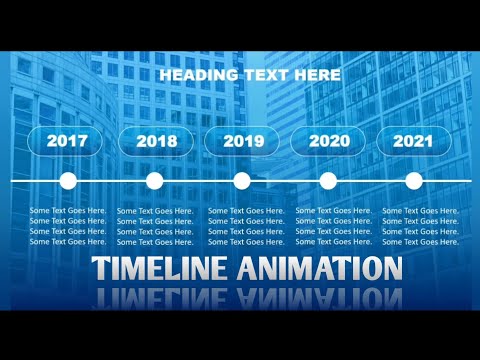 How to Create Animated TIMELINE on PowerPoint ||