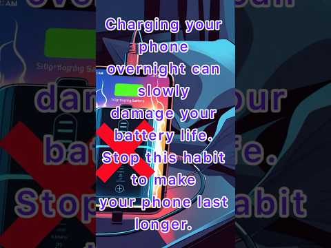 Are you still charging your phone overnight? #iphone #techshorts #technology #techtips #phonetips