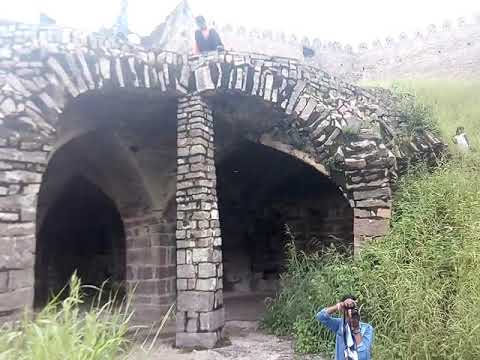 Golconda Fort at Hyderabad  complete view