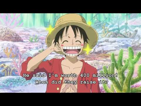 Luffy's react to his 400 million bounty | One Piece Clips funny moments