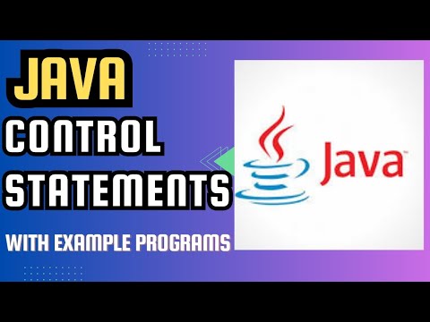 Java Control Statements with example programs👨‍💻💻|| Java tutorial #6 #java #youtube