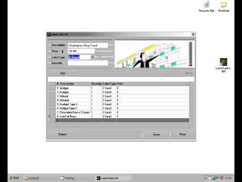 LabelTasks GO! Shelf label printing Freeware