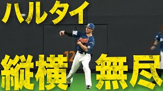 【ハルタイ】西川遥輝、大田泰示の【縦横無尽絶望守備】