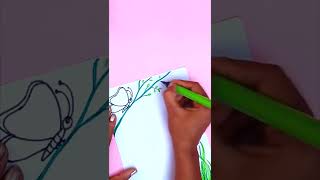 #butterfly #border #design #shorts #assignment #cover #trending #howto #drawing #art #designandcraft