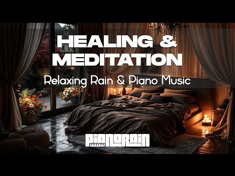 Relaxing Rain & Piano Music for Deep Sleep, Healing & Meditation - Sleep More, Adult