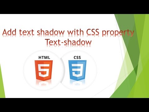 CSS Text-Shadow tutorial for beginners | Add shadow to your text