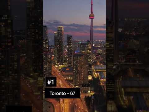 Top 5 Largest Canadian Skylines #Shorts