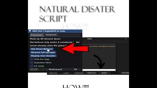 How to Get a Natural Disaster Gui September[2021 Unpatched  script ] Very easy & Simple!!