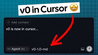 Vercel made a Model (v0 in Cursor)