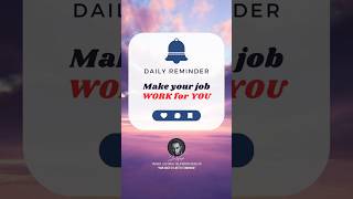 WORK the job, don't let it work you. #workinglife #yourchoice #hustle