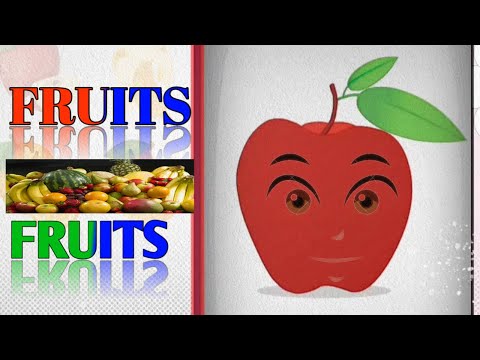a to z fruits name।fruits abc।song alphabet। learn abc।phonics song।children song। #nurseryrhymes।