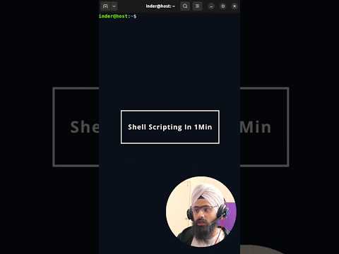 1 Minute Linux Shell Scripting - How to Learn Shell Scripting #linux_tutorial #shellscripting