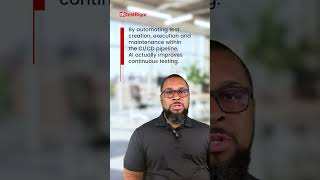 How does AI assist with continuous testing in DevOps?