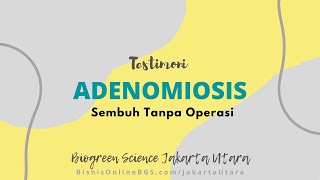 NAD Boost | ADENOMIOSIS Keluar TANPA OPERASI | dr. Murni - Cirebon, Jawa Barat