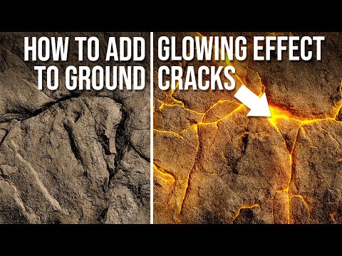 Adding a Glowing Effect to Ground Cracks : Blender Tutorial