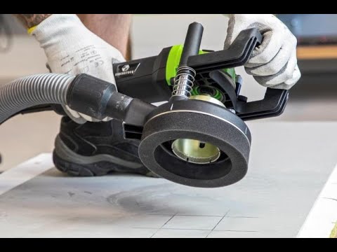 Drilling holes in tiles dust free