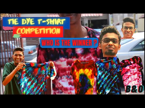 TIE DYE T-Shirt Competition ( Brothers Challenge) | Bryan&Oliver