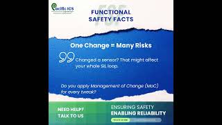 Functional Safety Facts: One Change = Many Risks  #motivation #marginofsafety #functionalsafety