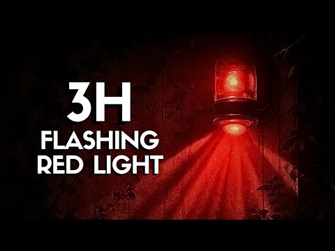 3 Hours of Flashing Red Light – Emergency Alarm Ambient Visual (No Sound)