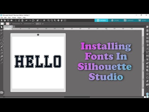 How To Install Fonts On Your Computer To Use In Silhouette Studio