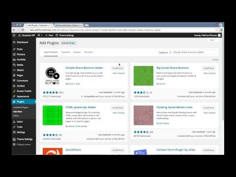 Cleanstart Wordpress Theme | Adding Simple Share Buttons