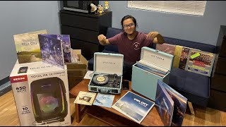 Testing My Recently Purchased Victrola Vintage Portable Record Player Turntable w/ Built-in Speakers
