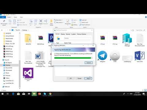 Remove encryption compress content on window 10,8,7