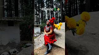 “Ethereal vibes in the lap of nature 🌲🌼✨#NatureVibes  #TrendyReels #TraditionalBeauty  #FlowerMagic