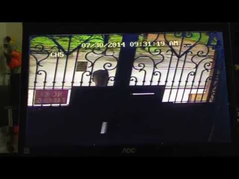 Bad guy trying to access our home