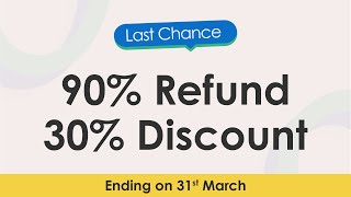Three 90 Challenge: Ending on 31st March!