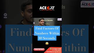 Quant Trick For CAT Exam: Find Factors Of Number Quickly