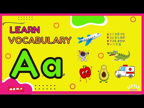 Amazing Vocabulary with A for Kids | Fun and Easy Words to Learn!