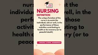 Nursing Definition