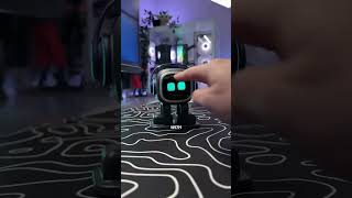 Meet your desktop buddy TODAY!! ☺️🤖 #emorobot #robot #livingai #emopetrobot #tech #desktoppet #pet