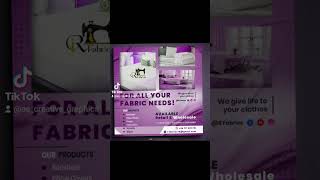 Full Branding Project for R.Fabrics | Logo, Business Card, Social Media Kit & Packaging | 2025
