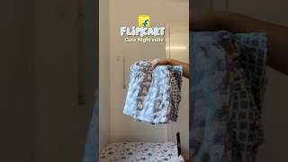 Cutest Pj sets🩵 #shorts #flipkart #flipkarthaul #nightsuit #youtubeshorts