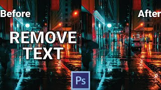 How to remove text from an image | Photoshop Tutorial | Bangla Tutorial