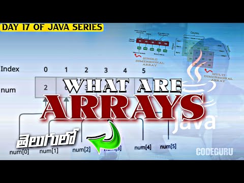What are Arrays? Single Dimensional , Multi Dimensional Arrays || Day 17 of Java Series || CodeGuru