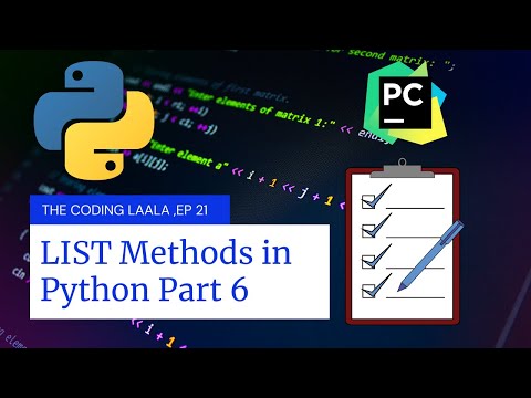 List Methods in Python Part 6 | Copy & Index | Episode#21 |Python Tutorials for Beginners[Hindi]🔥